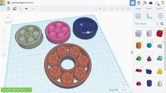 bearing fidgets set of 5