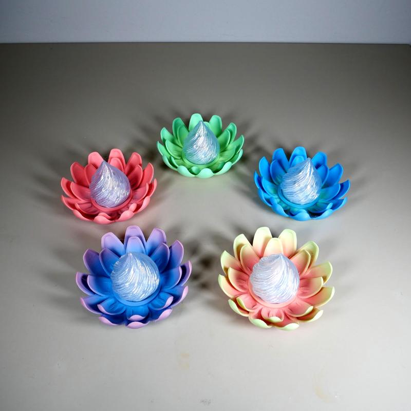 Diwali Flower Flame tealight