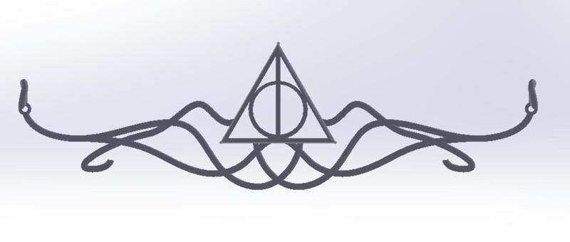 Deathly Hallows Wand Holder