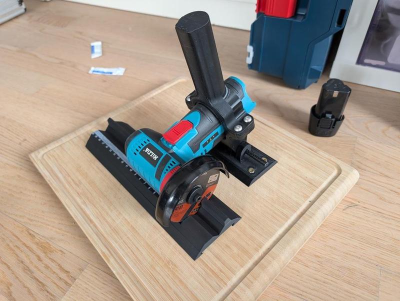 Cheap carbon rod cutter / chop saw (up to 12mm) - also works with Bosch GWS 12v-76