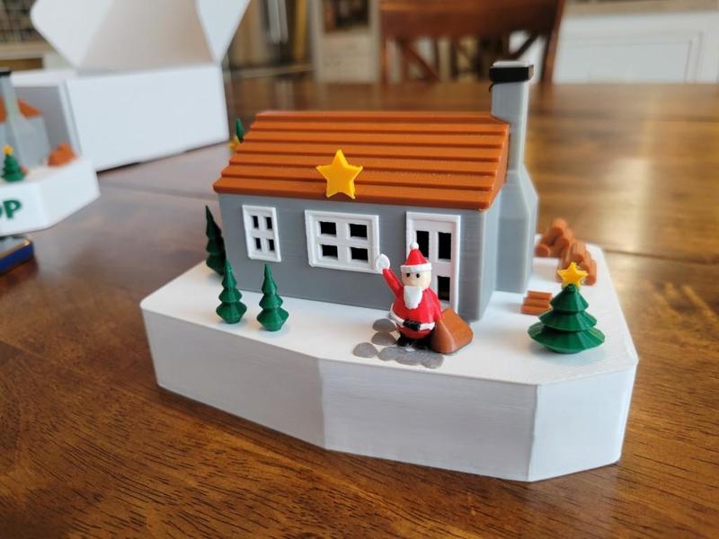 Christmas House - Scaled up (150 x 110mm) and Modular