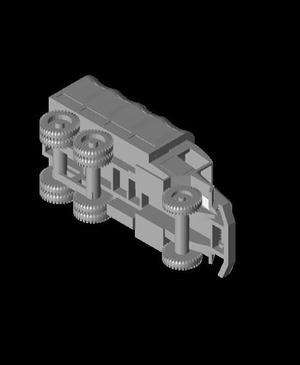 1/110 Scale M35 Cargo Truck with cover.stl