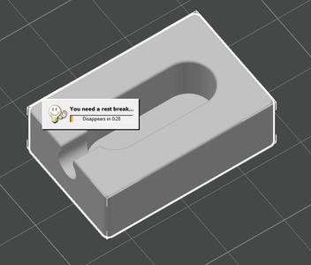 Adapter mount for Huawei Band 10 charger