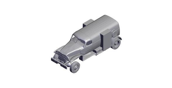 1/87 Scale Chevrolet K51 Radio Truck.stl
