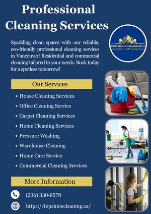 Professional Commercial Cleaning Service Vancouver | TopShineCleaning