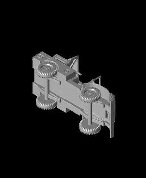 1/100 Scale Dodge WC-55 M6 with 37mm Gun.stl