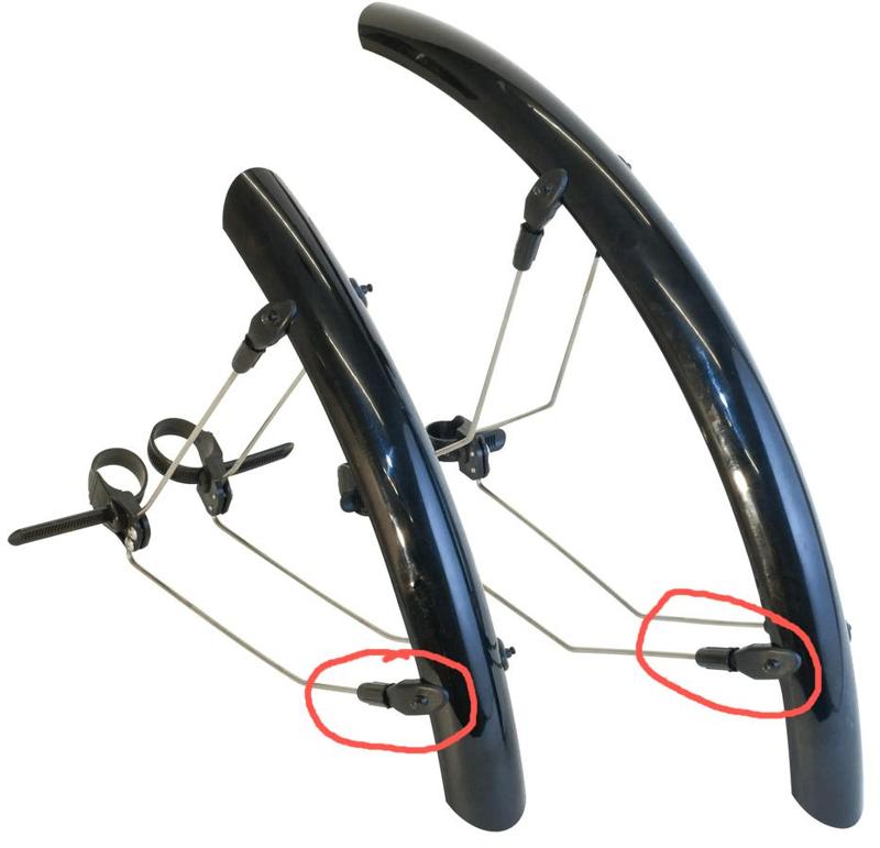 EUROFENDER bicycle mudguard clip replacement 