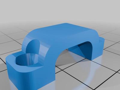 Cable clamp for solar panel cable