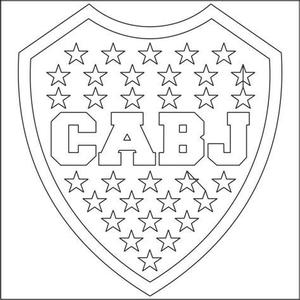 BOCA JUNIORS SHIELD KEYCHAIN