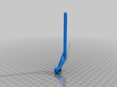 TL-01 Tamiya Soporte trasero para carrocería tipo Hummer