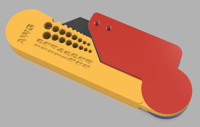 Multi-function cutting tool, wire stripper