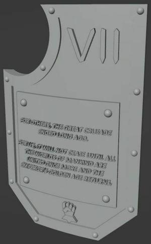 Imperial Fist Shield #5_eng