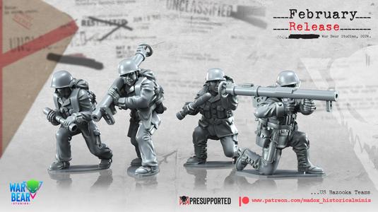 WWII US Army in the pacific Bazooka teams