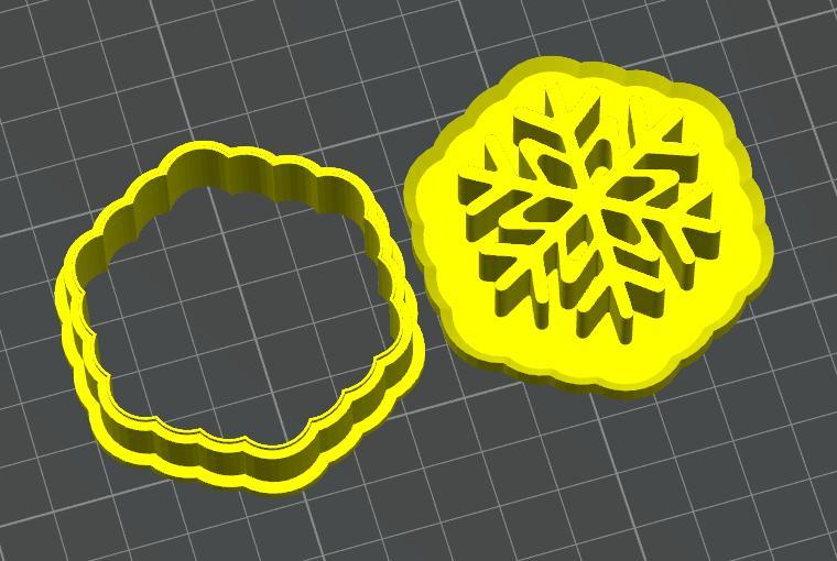 Snowflake 1 Cutter - Cookie cutter