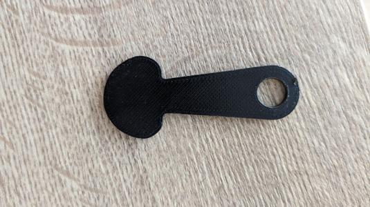 Shopping key tag