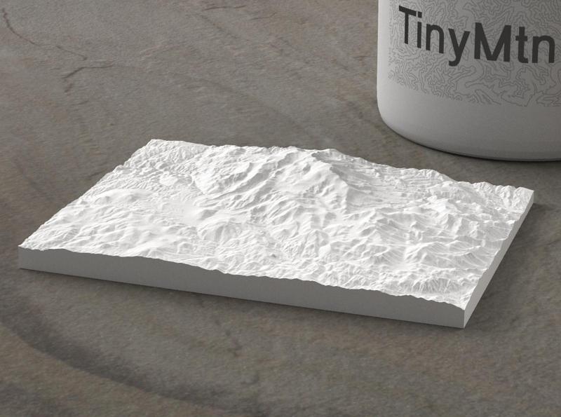 Pikes Peak Area 3D Map