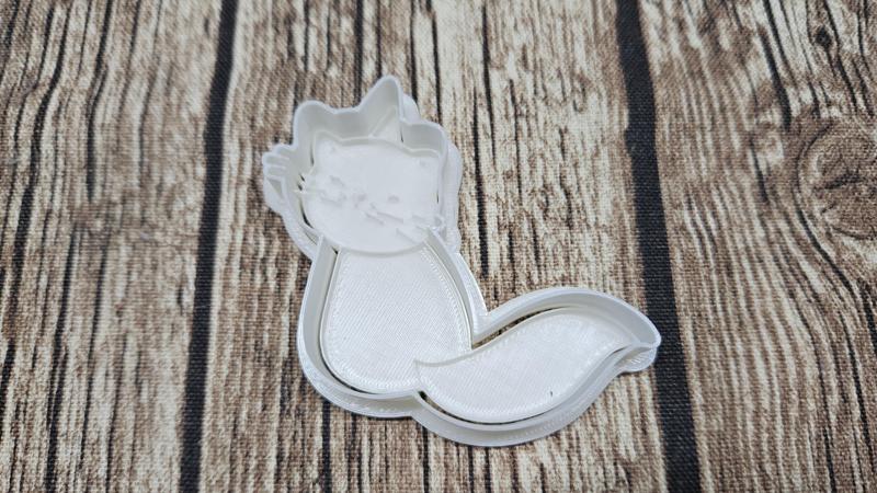 cookie cutter kittycorn - cutter and stamp