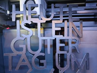 Wall Art - Today is a good day - Silhouette