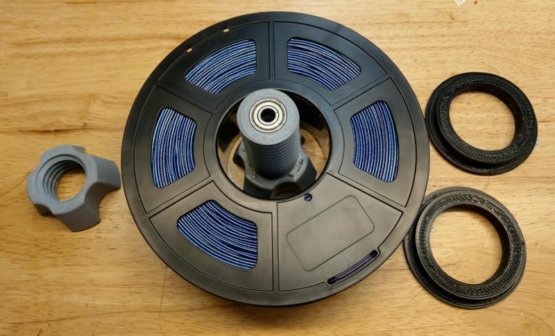 Stronghero3D and Geeetech ~74-75mm inner diameter spool adapter to 54mm diameter