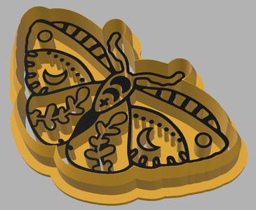 Moth cookie cutter V1