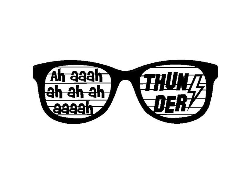 THUNDERSTRUCK AC/DC FAN SUNGLASSES
