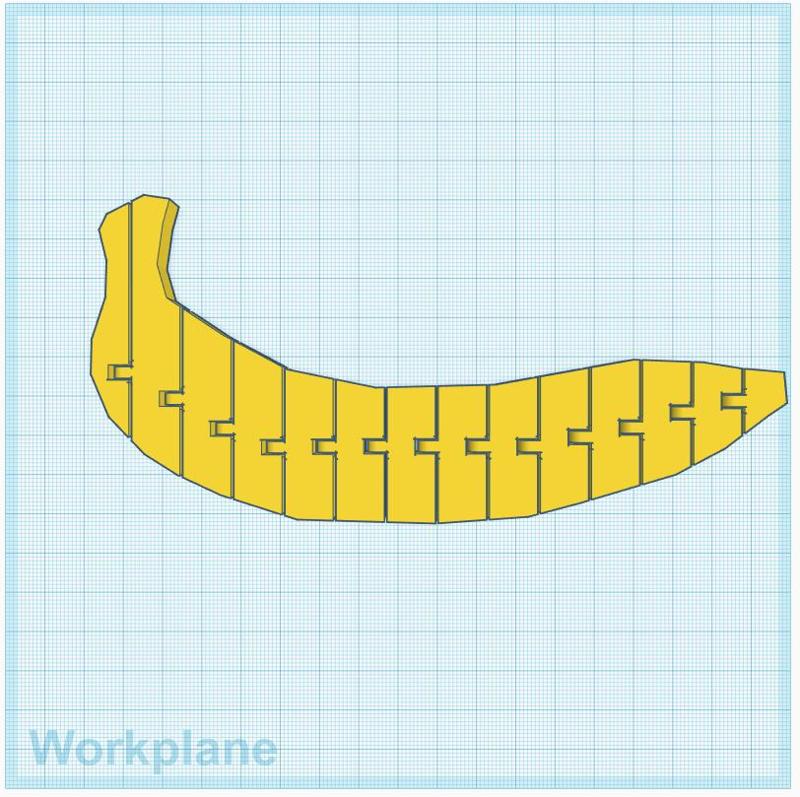 Articulated Banana TinkerCAD Kit