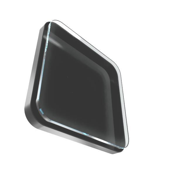 Printed lid for a sqaure 12 cm Petri plate