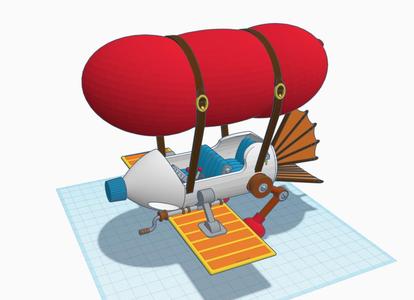 Chip 'n Dale - Rescue Rangers Blimp Plane
