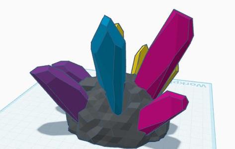 Crystal statue