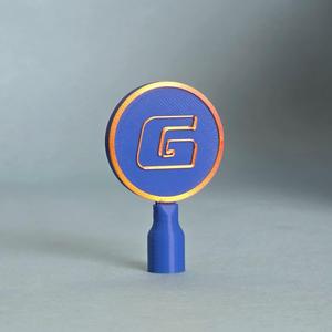 Personalized Round Schrader Valve Cap - Add your own initials