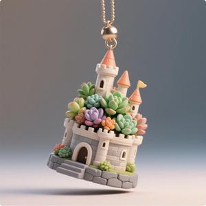 Castle keychain