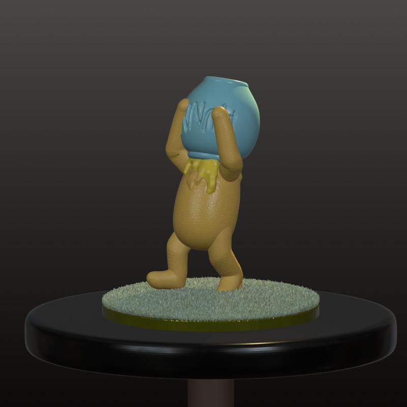 Winnie the Pooh Piglet Eeyore Sculpture Art Classic Combo