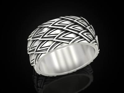 Squama Wedding Ring