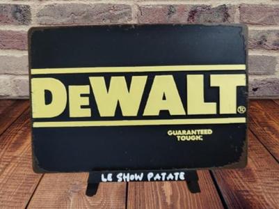 Plaque vintage DeWALT