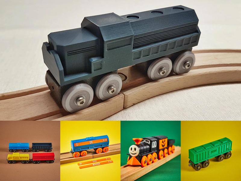 Toy Train BRIO / IKEA compatible