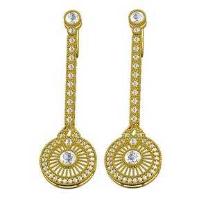 Art Deco Style Diamond Dangle Earring