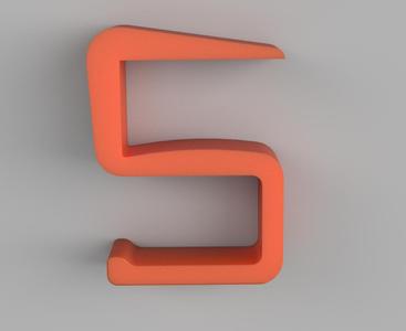 Parametric headphone holder for the edge of the desk
