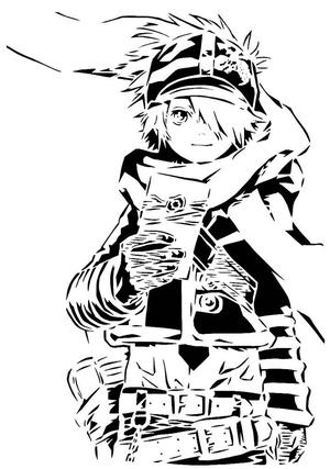 Tegami Bachi stencil