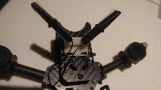 FPV antenna support