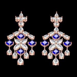 Fancy Art Deco Style Earring