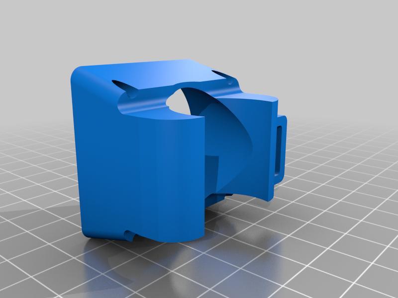 E3D Cooler+Fanduct (both 40mm) - Left side 