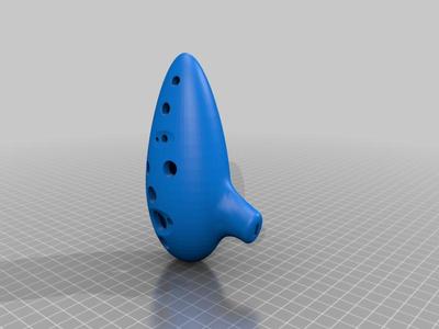 Basic Working 12 Hole Ocarina (Remix of Karuuv's Remix of nimaid's Design)