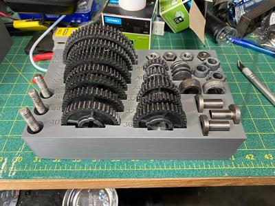 Atlas Metal Lathe Change Gear Rack
