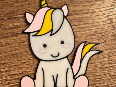 Big Unicorn Topper
