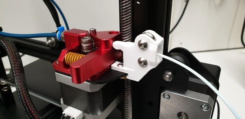 Filament Guide : Twin-Pulley for Creality + Gear Extruder