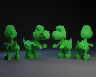 Low Poly Yoshi