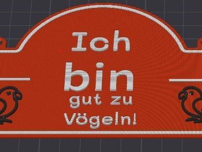 I'm good with birds! – Funny Sign