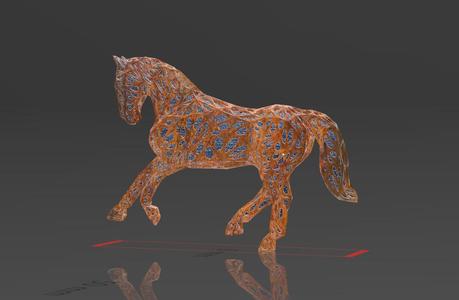 Guardian Bear - Voronoi Style - Spider Web - LowPoly - Perfect Design - Easy Print - Decor