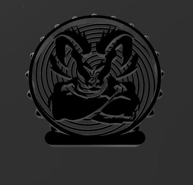 Angry  Bull Q5 - Quick Print Gift - 2D - NO SUPPORT