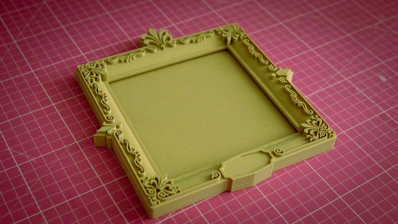 Baroque Picture Frame Square 13 x 13 cm (5.1 x 5.1) inches